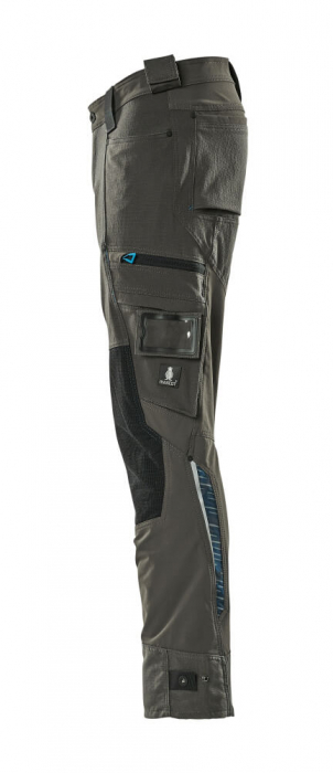 Pantaloni de lucru cu buzunare la genunchi [7]