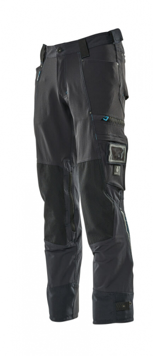 Pantaloni de lucru cu buzunare la genunchi [4]