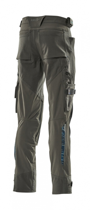 Pantaloni de lucru cu buzunare la genunchi [15]