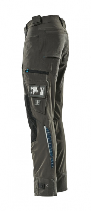 Pantaloni de lucru cu buzunare la genunchi [8]
