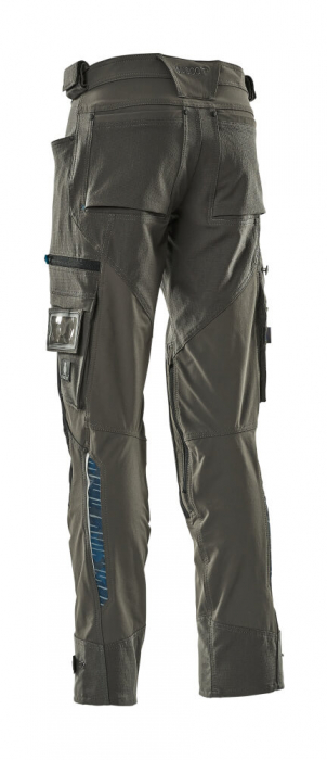 Pantaloni de lucru cu buzunare la genunchi [11]
