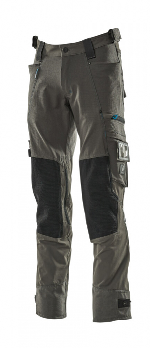 Pantaloni de lucru cu buzunare la genunchi [3]