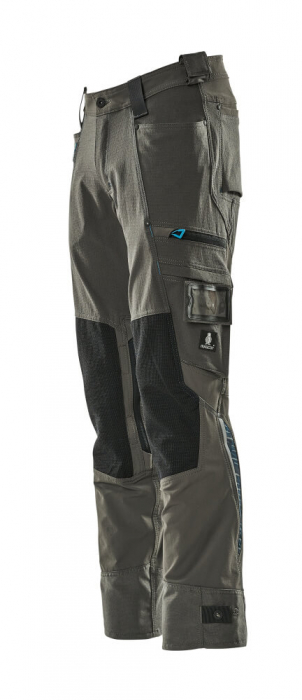 Pantaloni de lucru cu buzunare la genunchi [5]