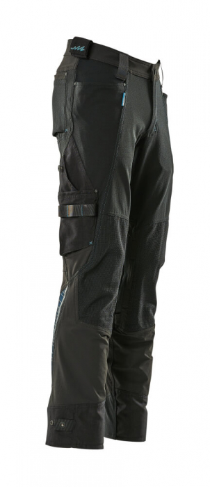 Pantaloni de lucru cu buzunare la genunchi [21]