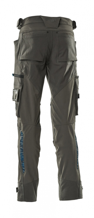 Pantaloni de lucru cu buzunare la genunchi [12]