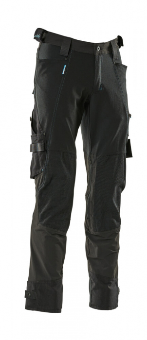 Pantaloni de lucru cu buzunare la genunchi [23]