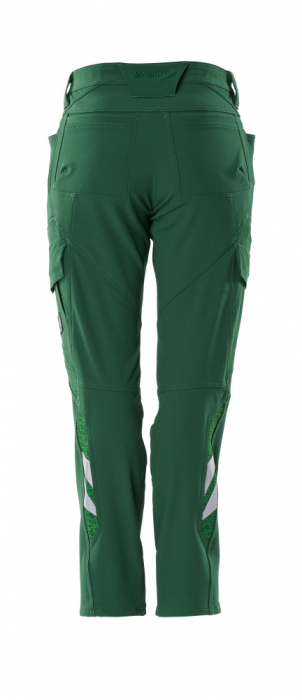 Pantaloni elastici cu buzunare pe coapse [13]