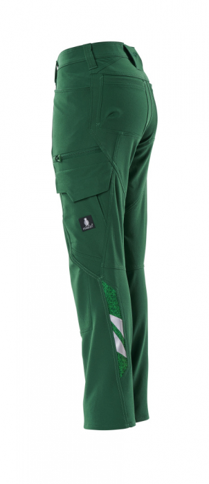Pantaloni elastici cu buzunare pe coapse [8]