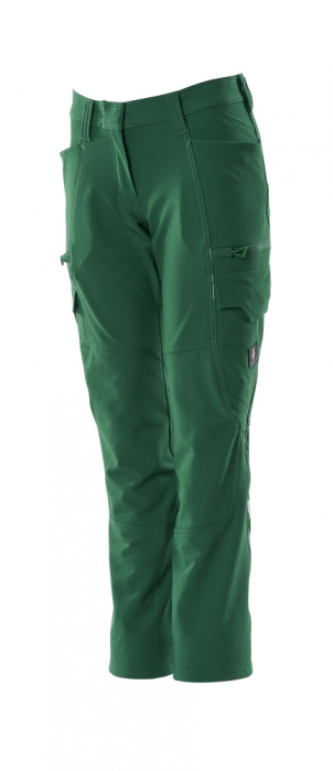 Pantaloni elastici cu buzunare pe coapse [3]