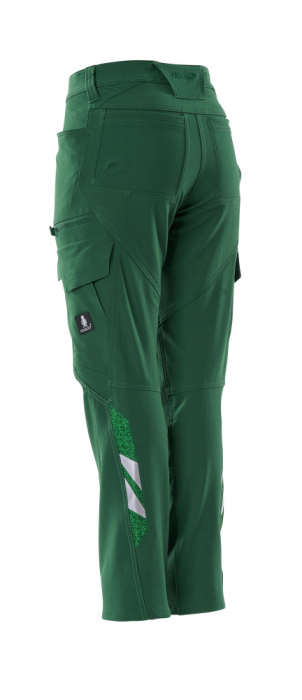 Pantaloni elastici cu buzunare pe coapse [10]