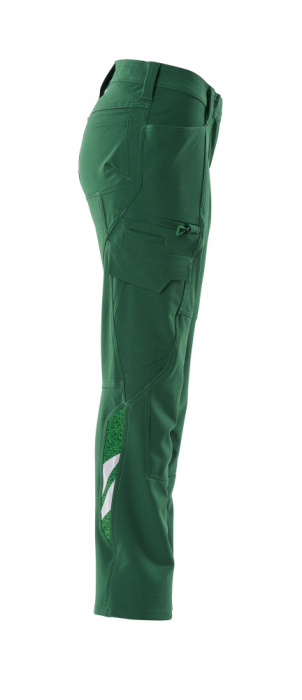Pantaloni elastici cu buzunare pe coapse [19]