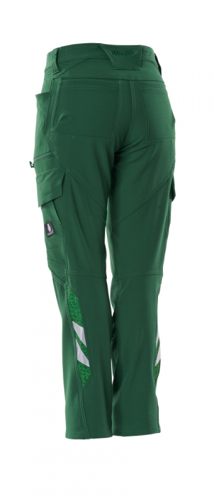 Pantaloni elastici cu buzunare pe coapse [11]