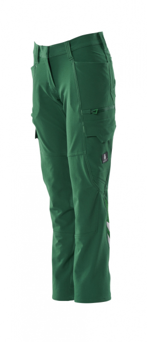 Pantaloni elastici cu buzunare pe coapse [4]