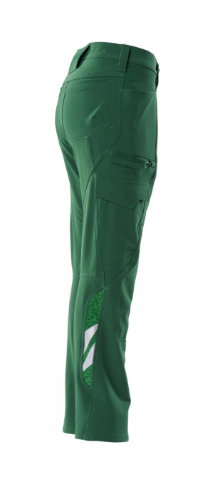 Pantaloni elastici cu buzunare pe coapse [18]
