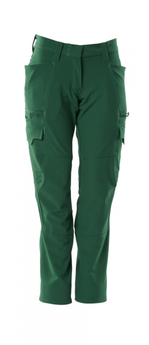 Pantaloni elastici cu buzunare pe coapse [24]