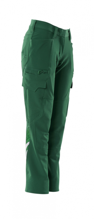 Pantaloni elastici cu buzunare pe coapse [21]