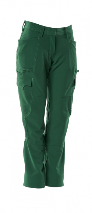Pantaloni elastici cu buzunare pe coapse [23]