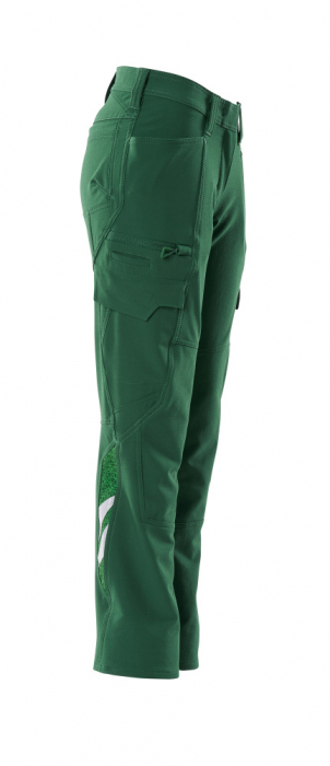 Pantaloni elastici cu buzunare pe coapse [20]
