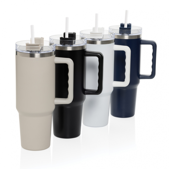 Pahar termic Peakflow otel reciclat 1200 ml cu maner [5]