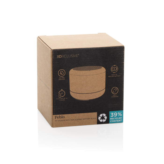 Boxa wireless Peblo RCS 3W, Bluetooth 5.3, USB-C, baterie detasabila 3. [11]