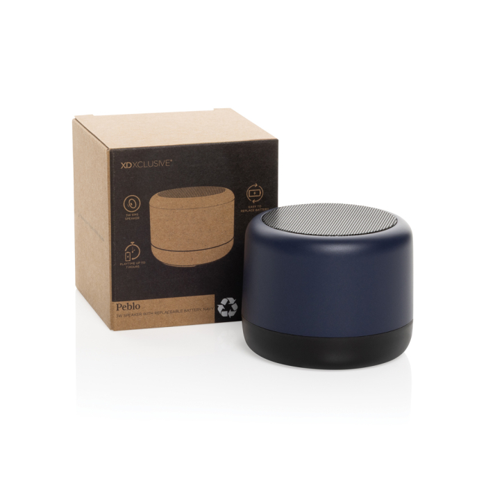 Boxa wireless Peblo RCS 3W, Bluetooth 5.3, USB-C, baterie detasabila 3. [3]