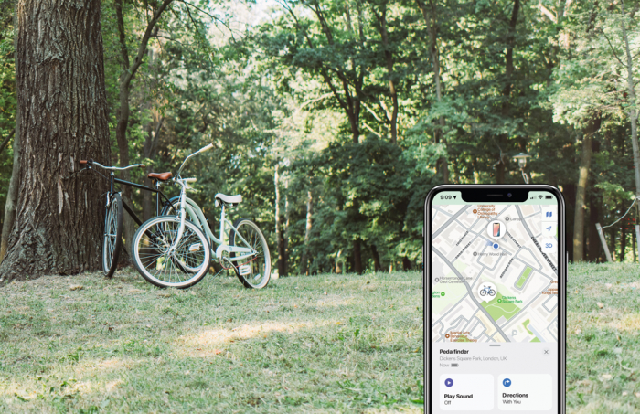 Pedalfinder – sonerie bicicleta cu localizare Apple Find My [5]