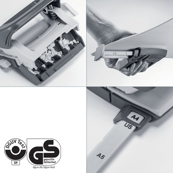 Perforator Leitz Mini 5060 10coli 1mm alb perlat [9]