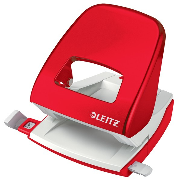 Perforator Leitz Wow 5008, 30coli,  alb [1]