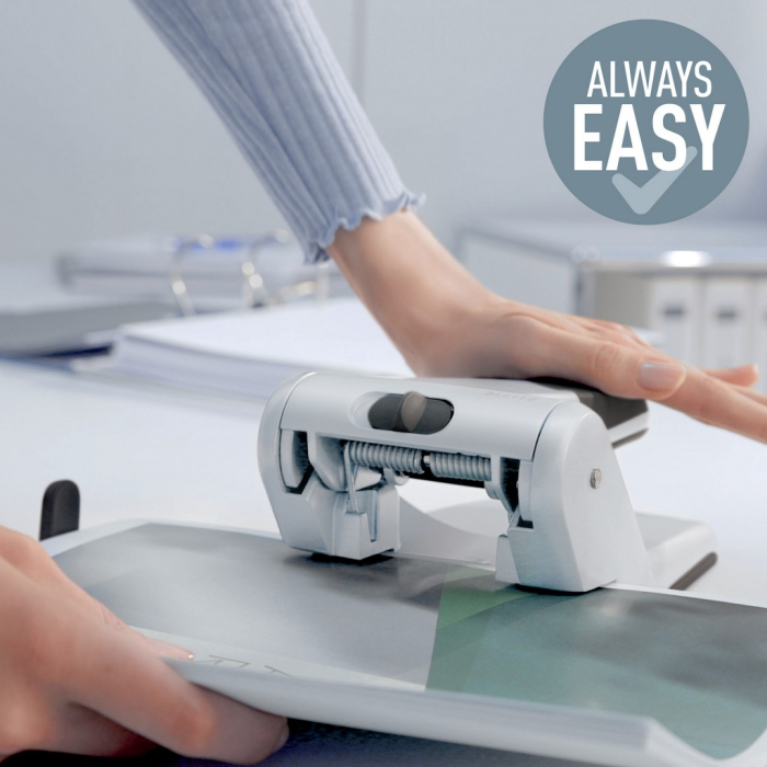 Perforator metalic mare capacitate 65 coli Leitz 5180 negru [5]