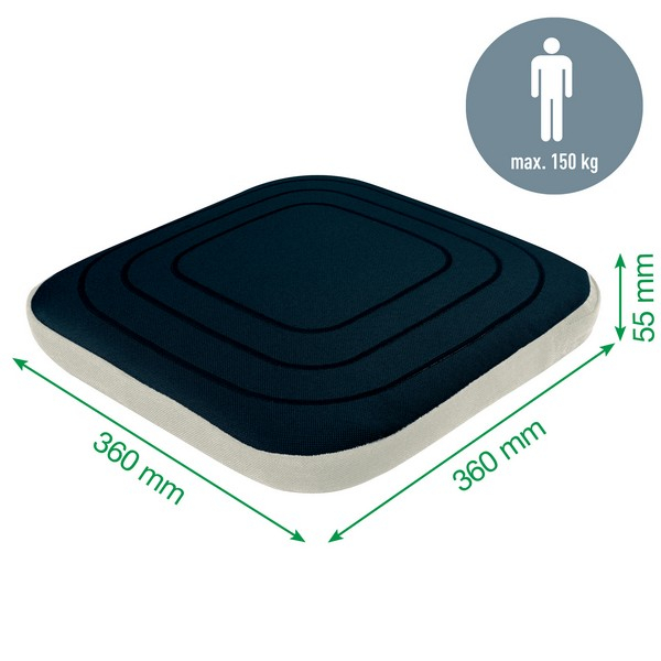 Pernuta ergonomica Leitz Ergo, pentru scaun, husa lavabila [9]