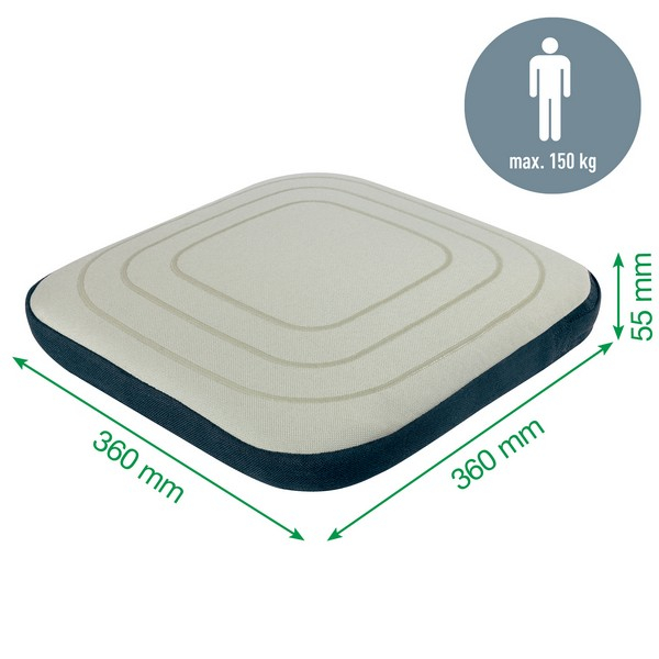 Pernuta ergonomica Leitz Ergo, pentru scaun, husa lavabila [7]