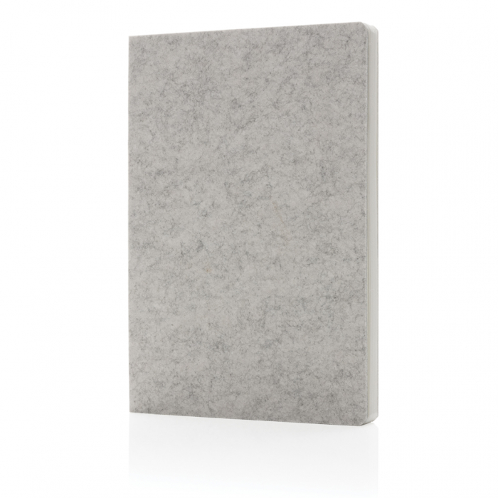 Agenda A5 Phrase din fetru reciclat GRS – 192 pagini dictando albe, eco-friendly [2]