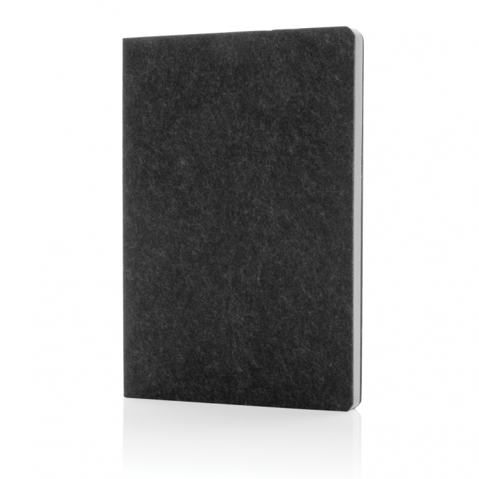 Agenda A5 Phrase din fetru reciclat GRS – 192 pagini dictando albe, eco-friendly [2]