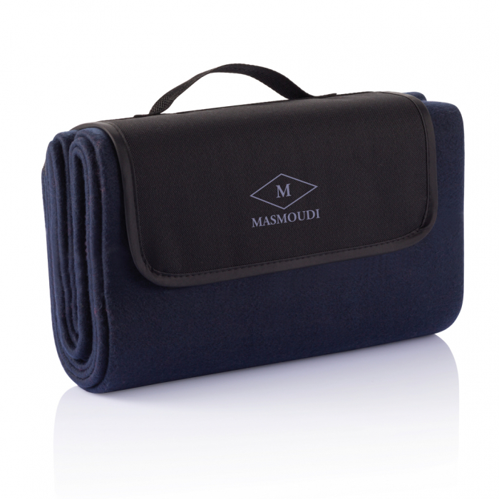 Patura de picnic fleece impermeabila 130x145 cm [5]