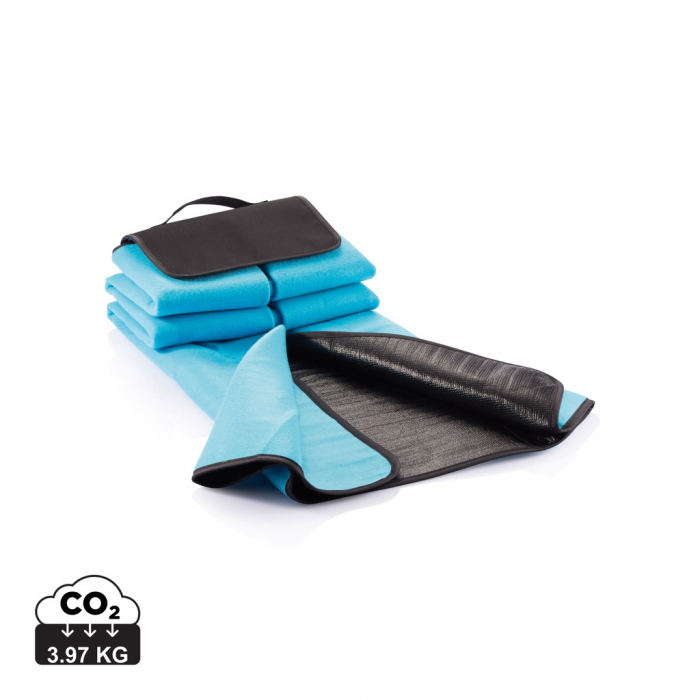 Patura de picnic fleece impermeabila 130x145 cm [1]
