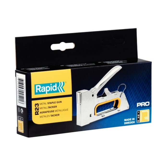 Pistol de capsat Rapid R23E, blister, compatibil cu capse 13/4–8, argintiu [7]