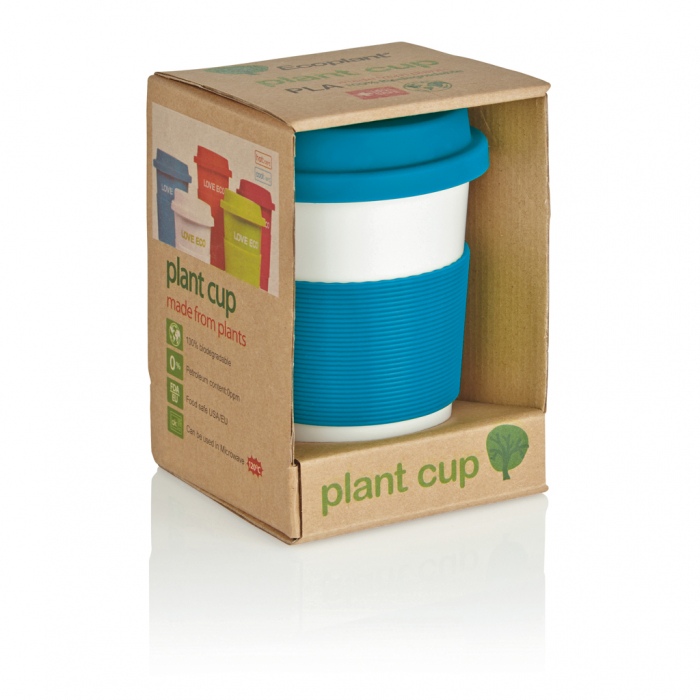 Cana cafea PLA 350 ml eco-friendly cu capac silicon [9]