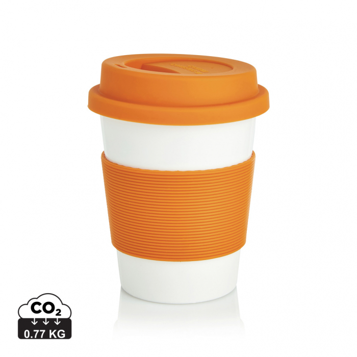 Cana cafea PLA 350 ml eco-friendly cu capac silicon [1]