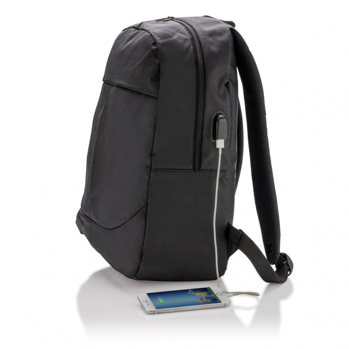 Rucsac Power USB Laptop 20L, poliester 600D [6]