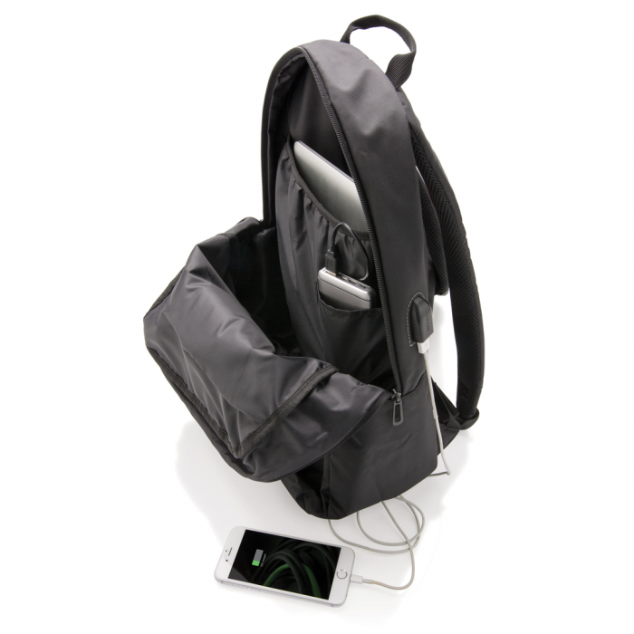 Rucsac Power USB Laptop 20L, poliester 600D [7]