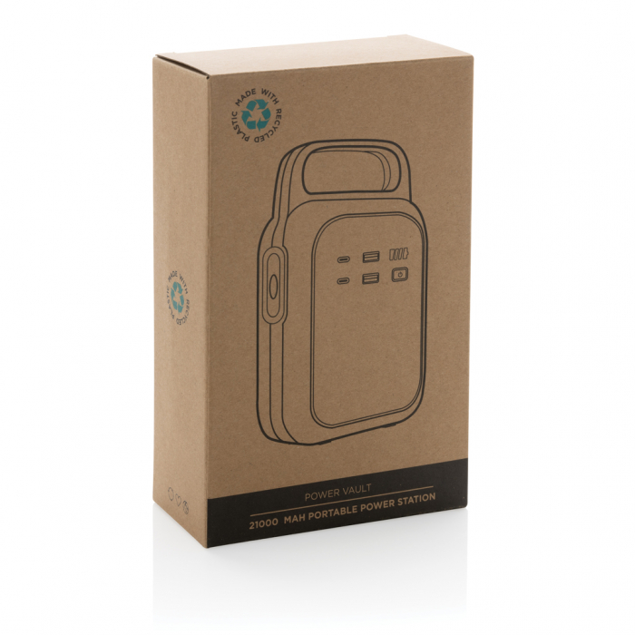 Statie portabila de alimentare 21.000 mAh Power Vault, ABS reciclat RCS, 18W incarcare rapida [12]