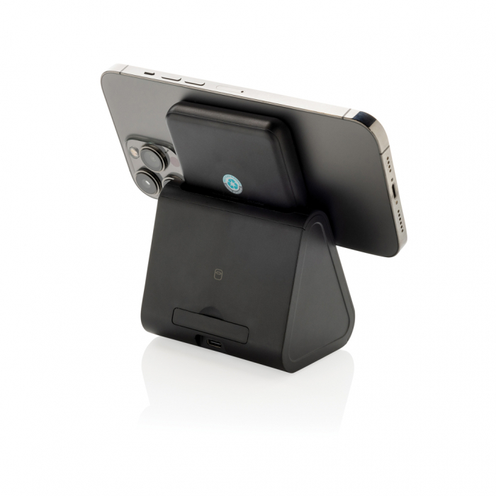 Incarcator wireless 3-in-1 cu powerbank detasabil Powerbase, PC reciclat RCS [5]