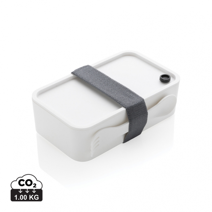 Caserola de pranz din PP cu spork, 0.8L practica si rezistenta [1]