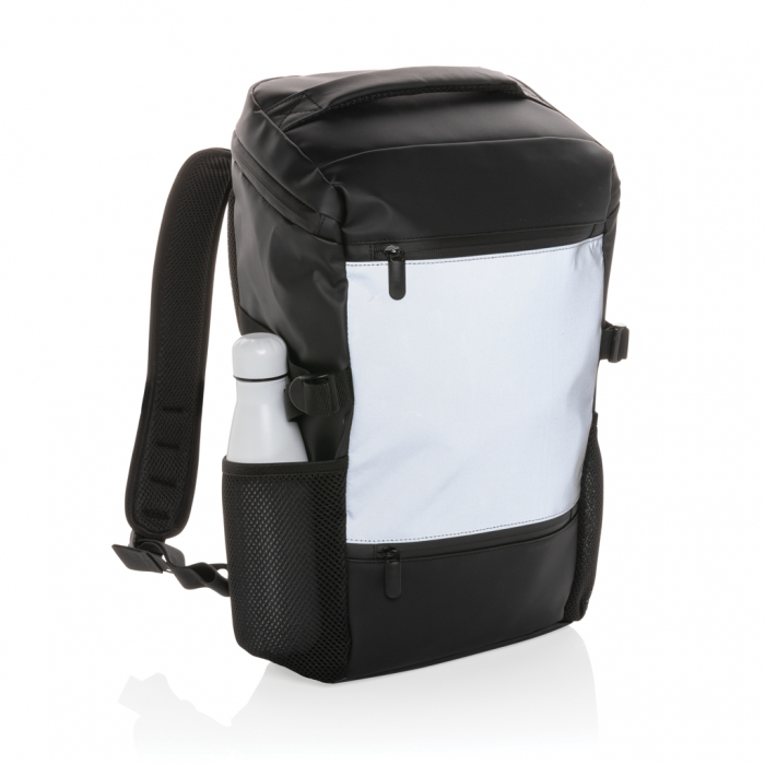 Rucsac laptop 15.6" reflectorizant, PU, rezistent la apa [3]