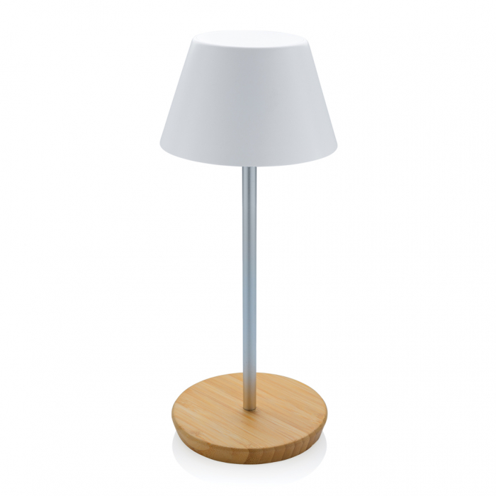 Lampa de masa Pure Glow din ABS reciclat si bambus FSC® – reincarcabila USB-C [2]