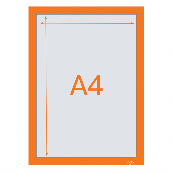 Rama auto-adeziva NOBO, magnetica, A4, 2 buc/set - Eleganta si Functionalitate [5]