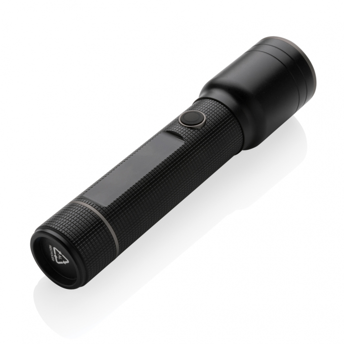 Lanterna heavy duty aluminiu reciclat RCS – 1500 lumeni, raza 800 m, USB-C, powerbank [5]