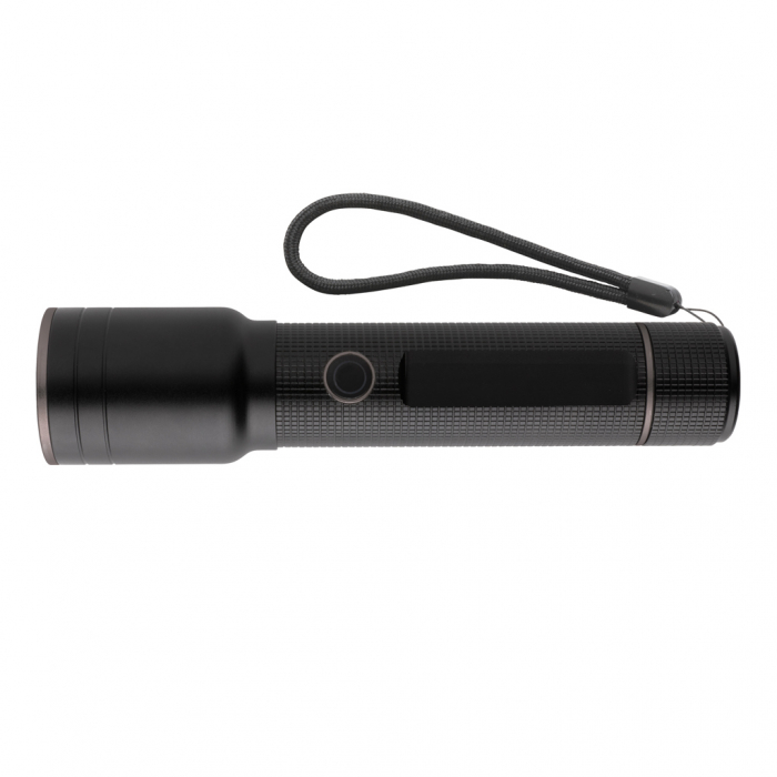 Lanterna heavy duty aluminiu reciclat RCS – 1500 lumeni, raza 800 m, USB-C, powerbank [2]