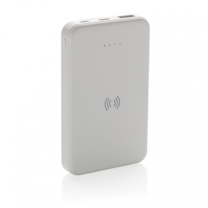 Powerbank 5.000 mAh RCS, incarcare wireless 5W, ABS reciclat [2]