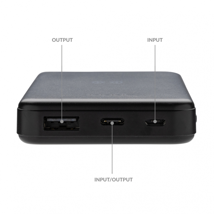 Powerbank 5.000 mAh RCS, incarcare wireless 5W, ABS reciclat [5]